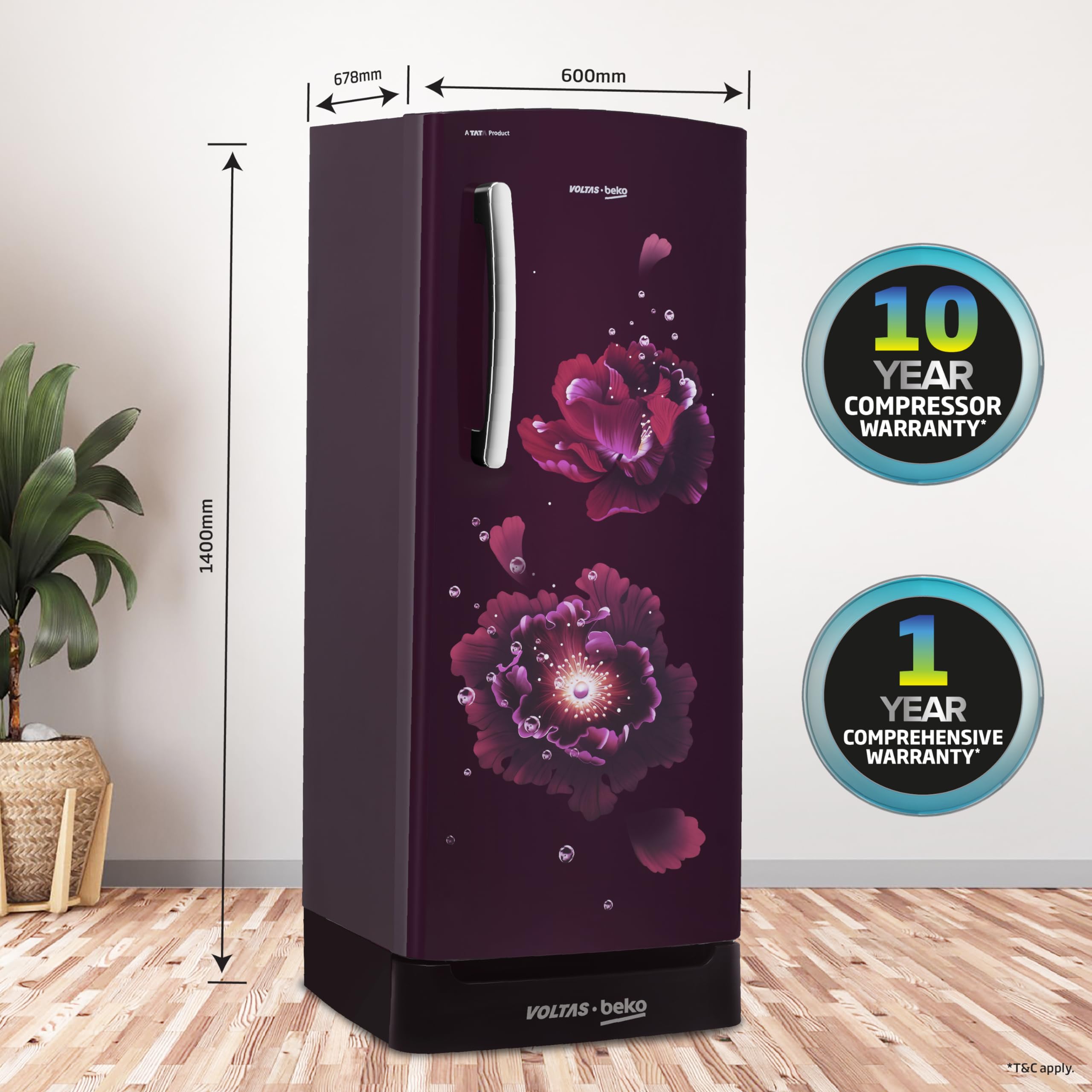 TATA Voltas fridge or frij or freeze or freej Refrigerator 1 Star